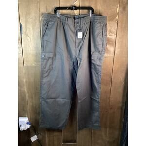 Big Dude Gray Charcoal Cargo Pants Size 54x31